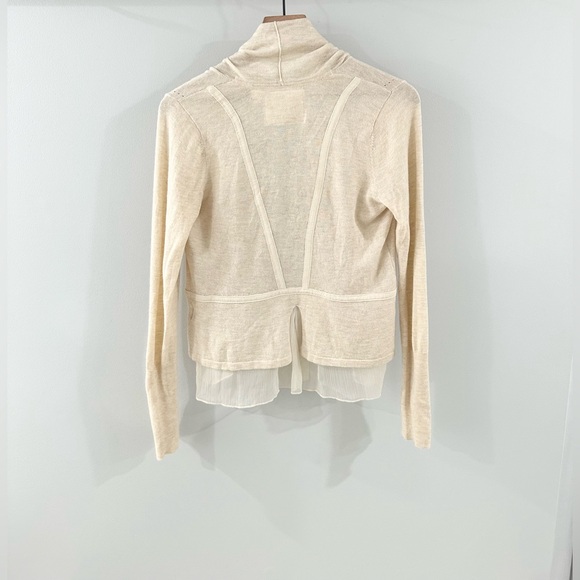 Anthropologie Angel Of The North Cardigan Oatmeal Size Small - Picture 6 of 6